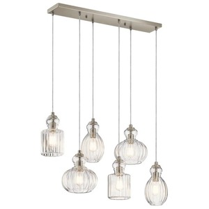 KK43950NI Riviera Linear Pendant Pendant Light - Brushed Nickel