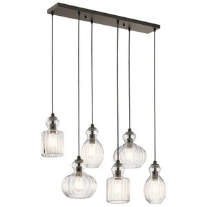 KK43950OZ Riviera Linear Pendant Pendant Light - Olde Bronze