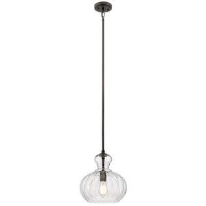 KK43955OZ Riviera Down Light Pendant Light - Olde Bronze