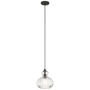 KK43956OZ Riviera Down Light Pendant Light - Olde Bronze