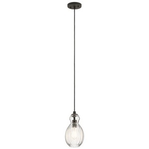 KK43959OZ Riviera Down Light Pendant Light - Olde Bronze