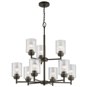 KK44031OZ Winslow Large Foyer Chandelier Chandelier - Olde Bronze