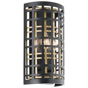 KK44079BK Aldergate 1 Bulb Wall Sconce - Black