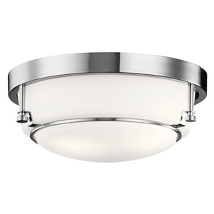 KK44088CH Belmont Flush Mount Ceiling Light - Chrome