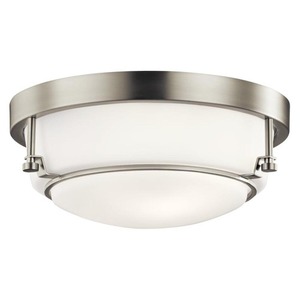 KK44088NI Belmont Flush Mount Ceiling Light - Brushed Nickel