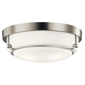 KK44089NI Belmont Flush Mount Ceiling Light - Brushed Nickel