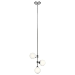 KK44095CH Aura Multi Light Pendant Light - Chrome