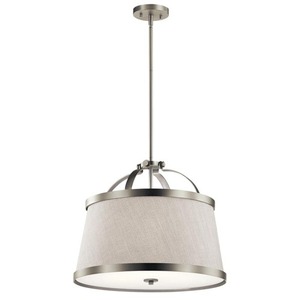 KK44108NI Amarena Down Light Pendant Light - Brushed Nickel