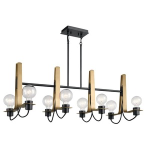 KK44120BK Arvela Linear Pendant Pendant Light - Black