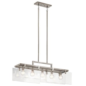 KK44124CLP Tiers Linear Pendant Pendant Light - Classic Pewter