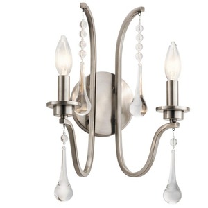 KK44149CLP Karlee Multi Bulb Wall Sconce - Classic Pewter