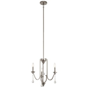 KK44150CLP Karlee Mini Chandelier - Classic Pewter