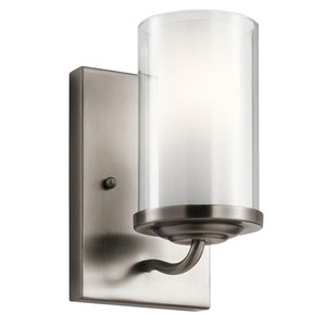 KK44178CLP Lorin 1 Bulb Wall Sconce - Classic Pewter