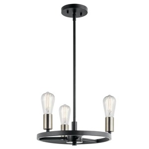 KK44197MBK Brooklyn Mini Chandelier - Matte Black