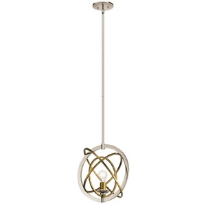 KK44201PN Ibis Entrance / Foyer Pendant Light - Polished Nickel