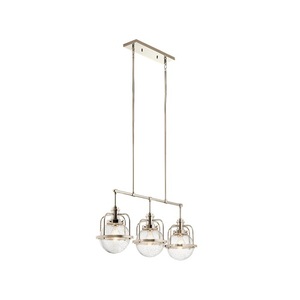 KK44205PN Triocent Linear Pendant Pendant Light - Polished Nickel