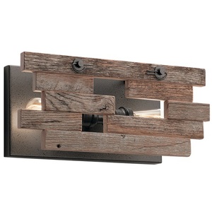 KK44230AVI Cuyahoga Mill Multi Bulb Wall Sconce - Anvil Iron