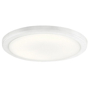 KK44248WHLED30 Zeo Flush Mount Ceiling Light - White