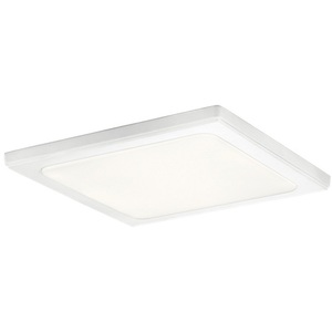 KK44249WHLED30 Zeo Flush Mount Ceiling Light - White