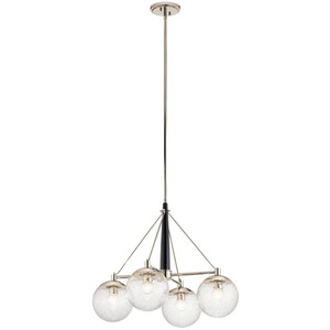 KK44268PN Marilyn Mid Sized Chandelier Chandelier - Polished Nickel