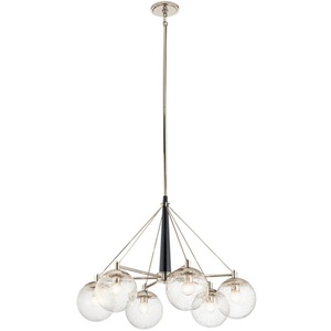 KK44269PN Marilyn Mid Sized Chandelier Chandelier - Polished Nickel