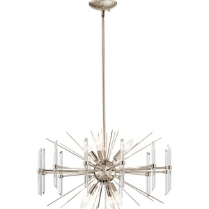 KK44275PN Eris Mid Sized Chandelier Chandelier - Polished Nickel