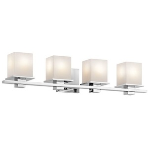 KK45152CH Tully 4 or More Bulb Bathroom Lighting - Chrome