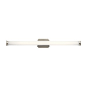 KK45680NILED Cambria 4 or More Bulb Bathroom Lighting - Brushed Nickel