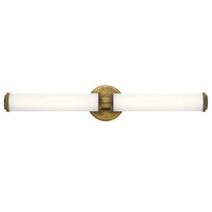 KK45685NBRLED Indeco 3 Bulb Bathroom Lighting - Natural Brass