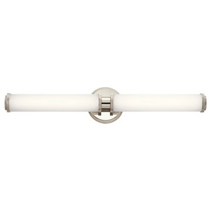 KK45685PNLED Indeco 3 Bulb Bathroom Lighting - Polished Nickel