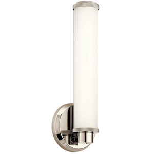 KK45686PNLED Indeco 1 Bulb Wall Sconce - Polished Nickel