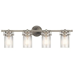 KK45690NI Brinley 4 or More Bulb Bathroom Lighting - Brushed Nickel