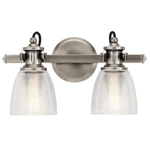 KK45872CLP Flagship 2 Bulb Bathroom Lighting - Classic Pewter