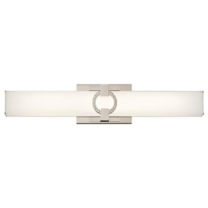 KK45877PNLED Bordeaux 3 Bulb Bathroom Lighting - Polished Nickel