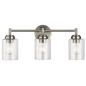 KK45886NI Winslow 3 Bulb Bathroom Lighting - Brushed Nickel