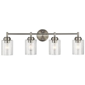 KK45887NI Winslow 4 or More Bulb Bathroom Lighting - Brushed Nickel