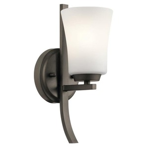 KK45888OZ Tao 1 Bulb Wall Sconce - Olde Bronze