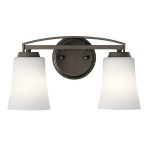 KK45889OZ Tao 2 Bulb Bathroom Lighting - Olde Bronze