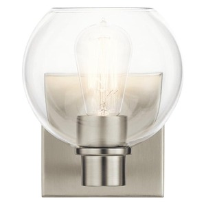 KK45892NI Harmony 1 Bulb Wall Sconce - Brushed Nickel