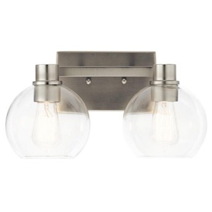 KK45893NI Harmony 2 Bulb Bathroom Lighting - Brushed Nickel