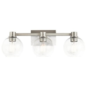 KK45894NI Harmony 3 Bulb Bathroom Lighting - Brushed Nickel