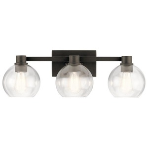 KK45894OZ Harmony 3 Bulb Bathroom Lighting - Olde Bronze