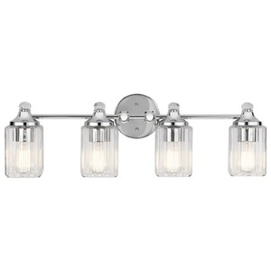 KK45908CH Riviera 4 or More Bulb Bathroom Lighting - Chrome