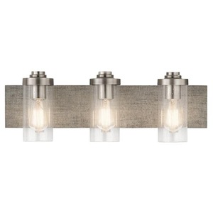 KK45928CLP Dalwood 3 Bulb Bathroom Lighting - Classic Pewter