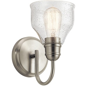 KK45971NI Avery 1 Bulb Wall Sconce - Brushed Nickel