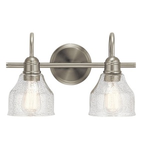 KK45972NI Avery 2 Bulb Bathroom Lighting - Brushed Nickel