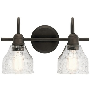 KK45972OZ Avery 2 Bulb Bathroom Lighting - Olde Bronze