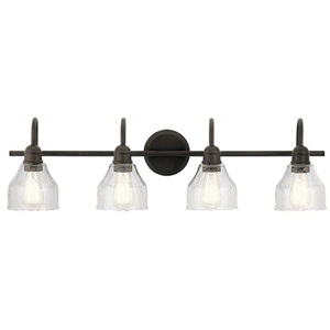 KK45974OZ Avery 4 or More Bulb Bathroom Lighting - Olde Bronze