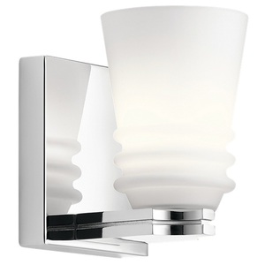 KK45975CH Victoria 1 Bulb Wall Sconce - Chrome