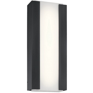 KK49799BKTLED Ashton Entrance Outdoor Wall Light - Textured Black